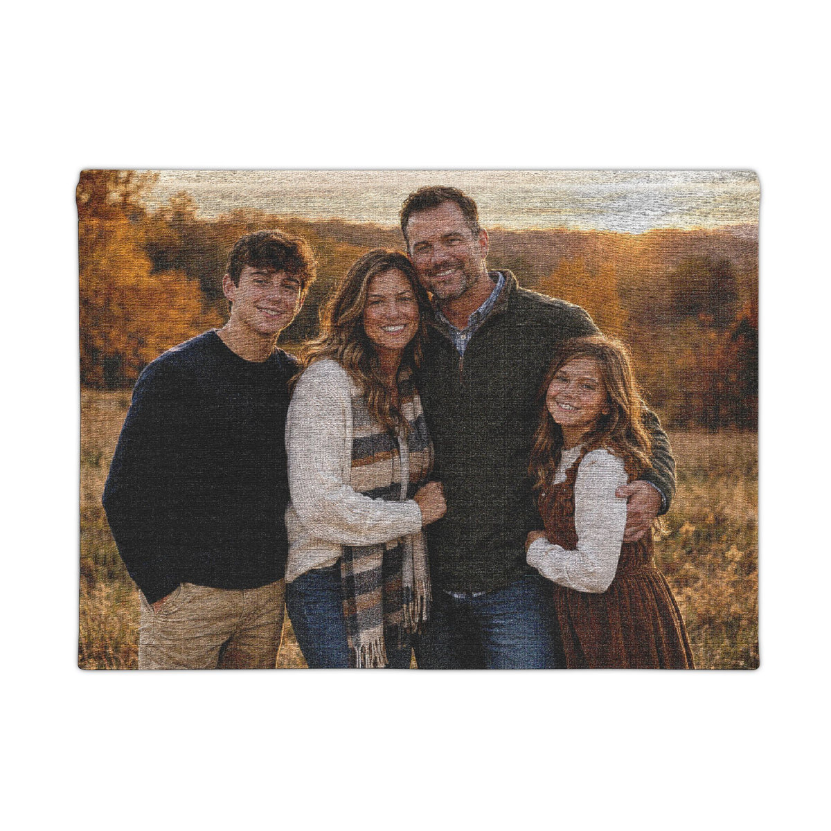Personalized Photo Woven Wall Tapestry