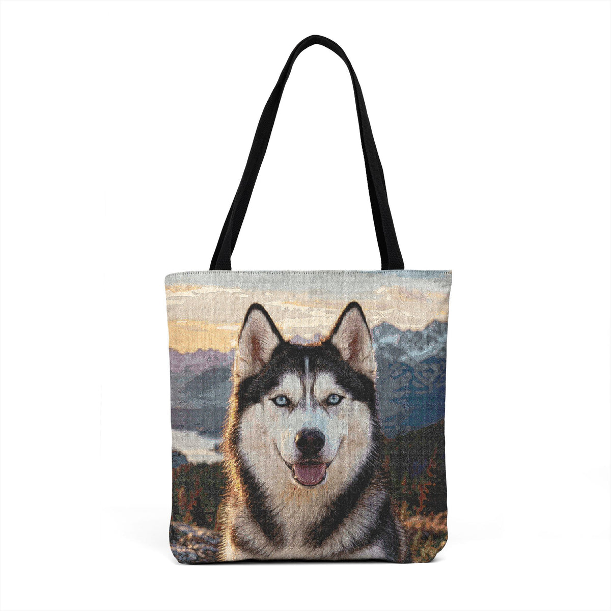 Personalized Photo Woven Tote Bag