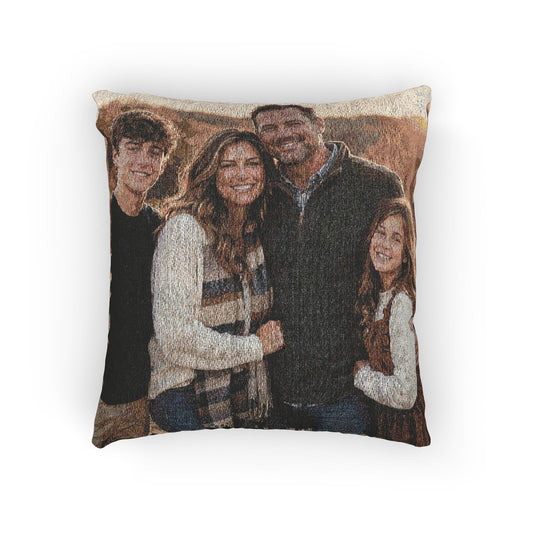 Personalized Photo Woven Pillow